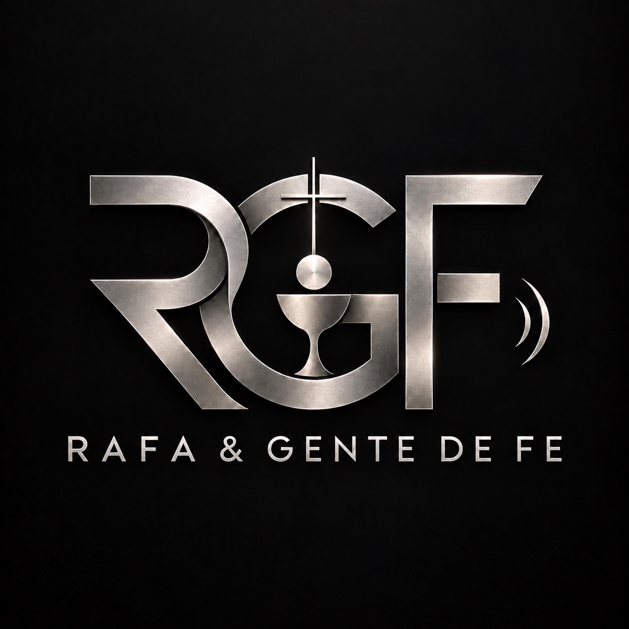 Logo oficial RGF · Rafa & Gente de Fe